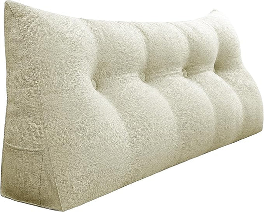 10 lbs Thickened Headboard Pillow Wedge Pillow Headboard Reading Pillow Bed by Rucener