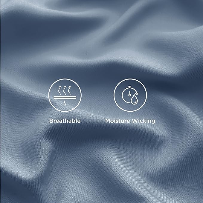 Bedsure Cooling Sheets Twin XL, Rayon Derived from Bamboo, Breathable & Soft - Image 4
