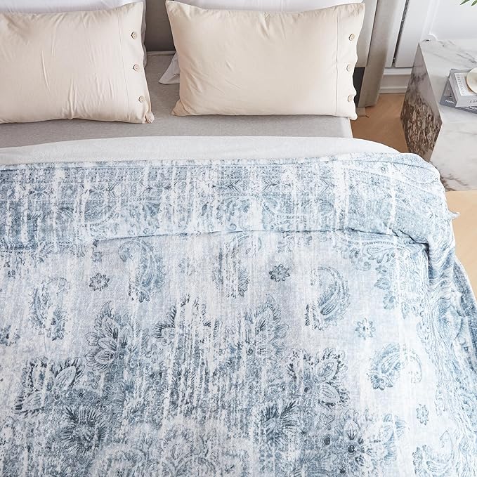 Oversized Vintage Pattern Blanket 120x120 Inches, Giant 10'x10' - Image 6