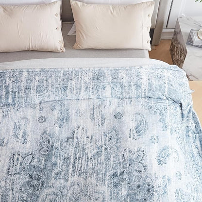 Oversized Vintage Pattern Blanket 120x120 Inches, Giant 10'x10' - Image 6