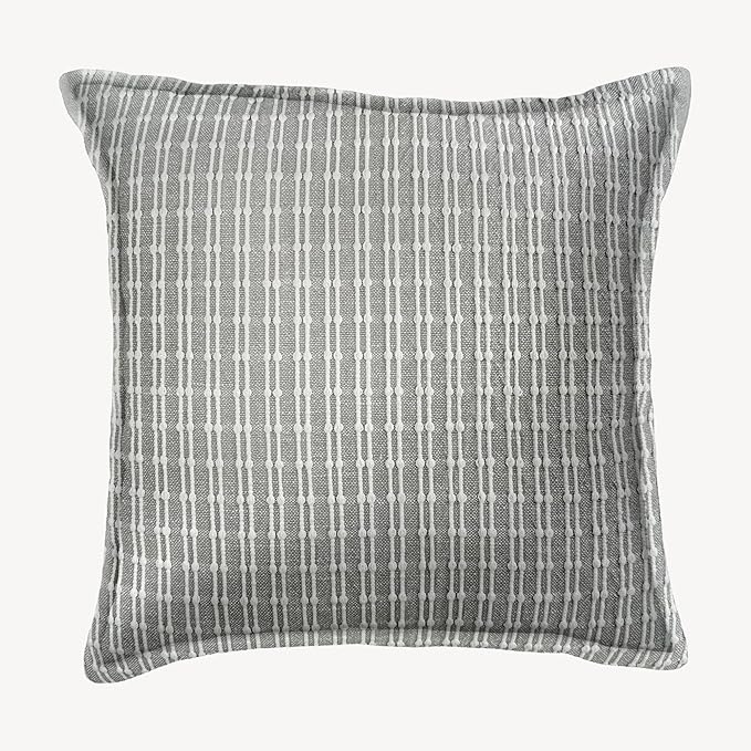 SanVia Serene Premium Cotton Throw Pillow Covers, 20 x 20 Inches, Luxurious by SanVia