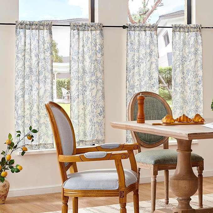 jinchan Floral Kitchen Curtains - Image 3