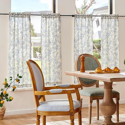 jinchan Floral Kitchen Curtains - Image 3