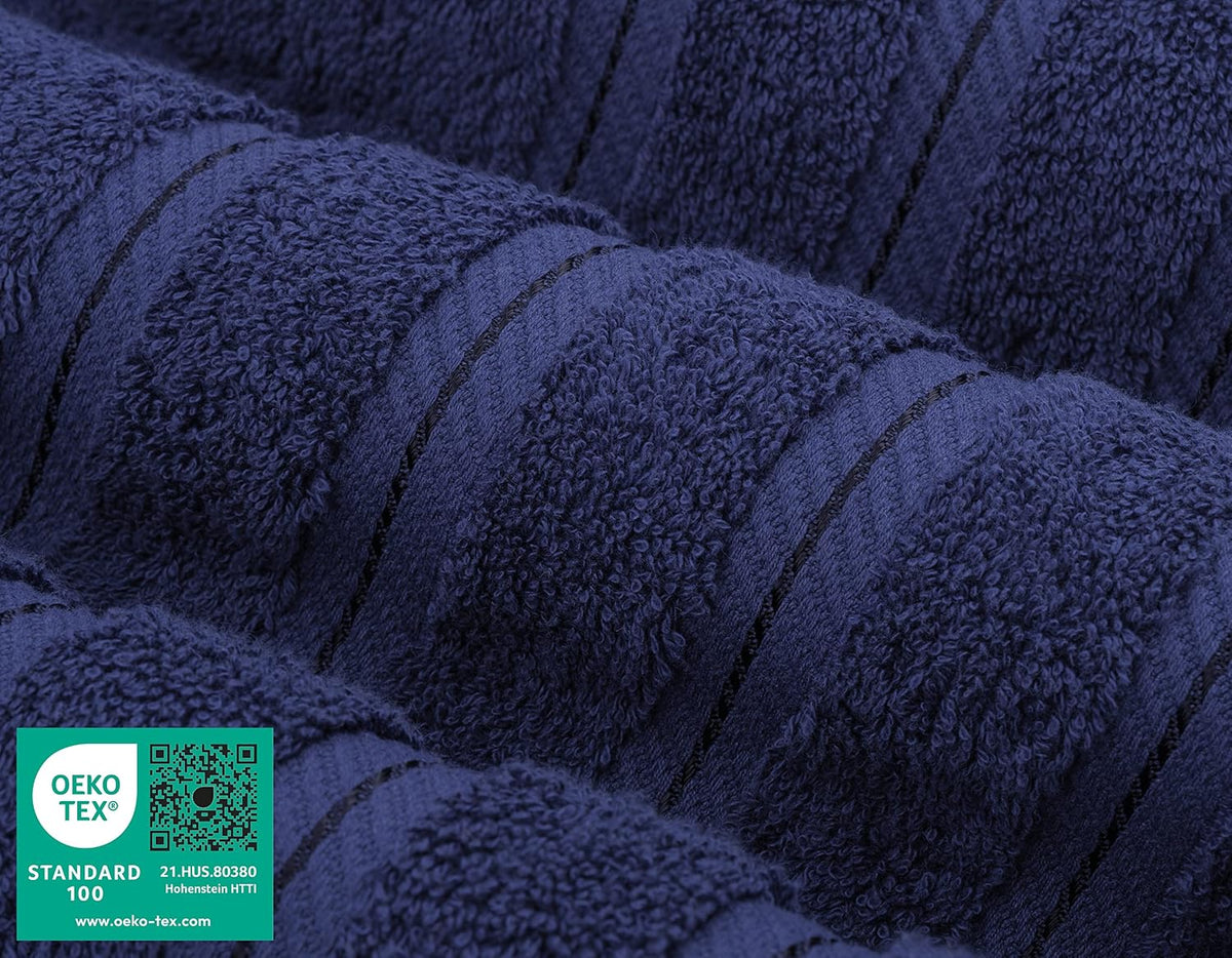 american soft linen 100% cotton luxury turkish towels, close-up detail