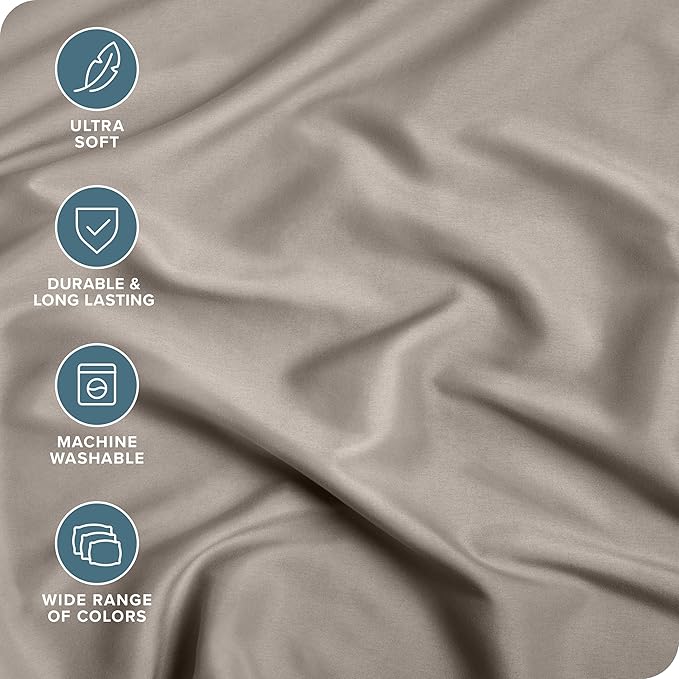 Bare Home Fitted Bottom Sheet Queen Size - Image 2