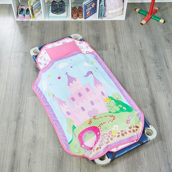 EVERYDAY KIDS Cute Preschooler and Toddler Cot Nap Mat - Image 2