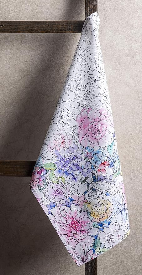 Maison d' Hermine Kitchen Towels Set of 3 100% Cotton 27.50" x 20" Reusable - Image 7