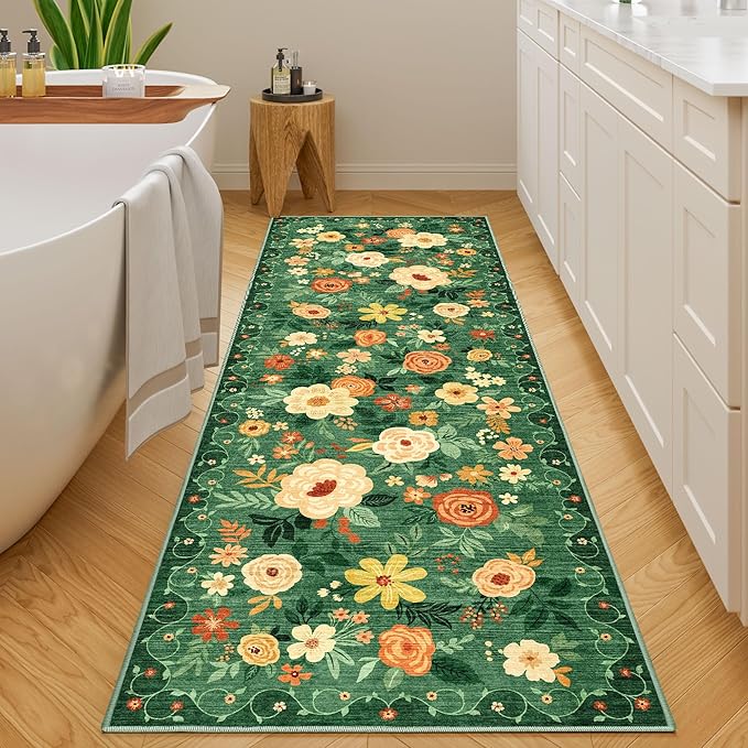 DUKINO 2x6 Runner Rug for Hallway, Washable Kitchen Runner Rug - Image 3