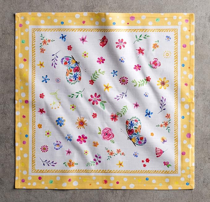 Maison d' Hermine Cloth Napkins Set of 4 100% Cotton Everyday Reusable Square - Image 9