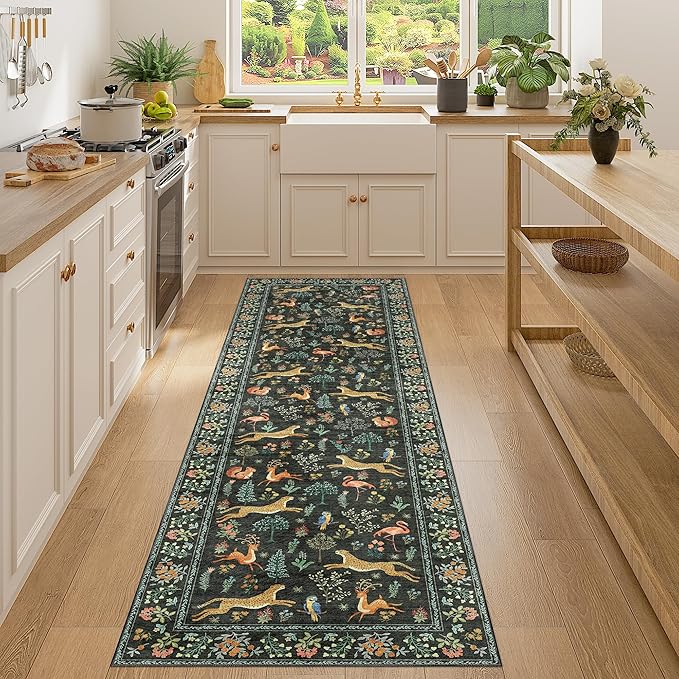 DUKINO Runner Rug, 2x7 Washable Kitchen Rugs by DUKINO