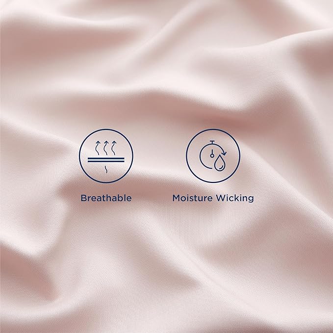Bedsure Full Size Bed Sheets, Cooling Sheets, Rayon Derived from Bamboo - Image 4