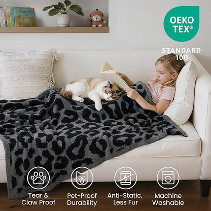 Joiedomi Throw Blanket for Couch Bed Sofa, Knitted Blankets Gifts for Women Mom - Image 5