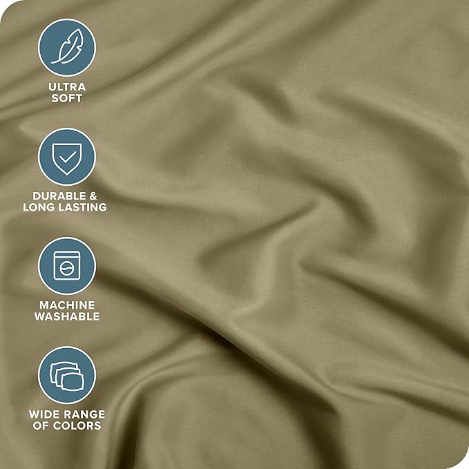Bare Home Fitted Bottom Sheet King Size - Image 2