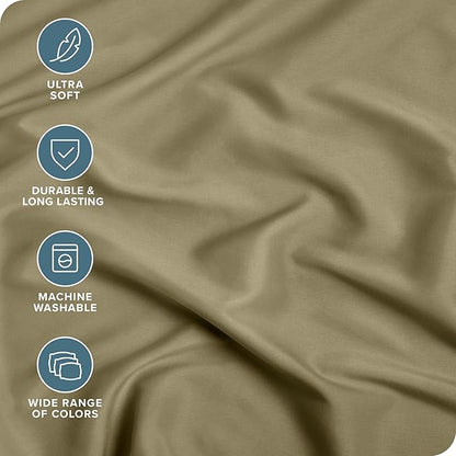 Bare Home Fitted Bottom Sheet Queen Size - Image 2