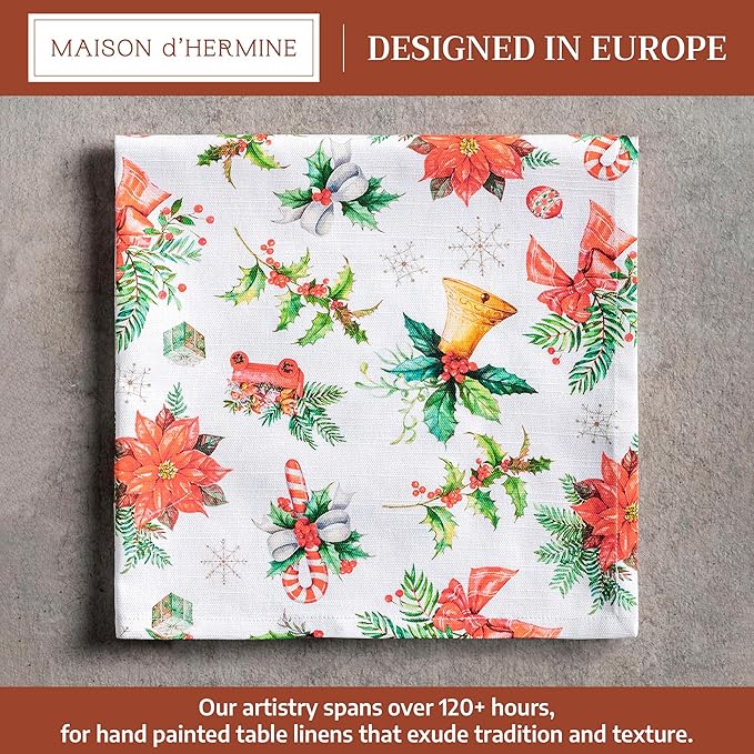 Maison d' Hermine Cloth Napkins Set of 4 100% Cotton - Image 2