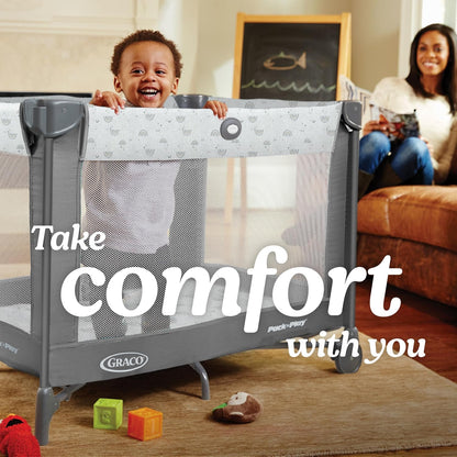 graco on the go pack 'n play playard, close-up detail