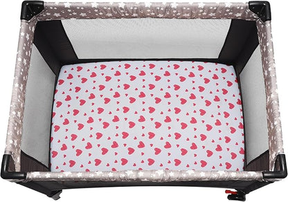 Pack and Play Sheets Fitted, 2 Pack Pack n Play Sheets - Image 2