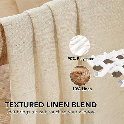 Deconovo Linen Sheer Curtains - Image 6