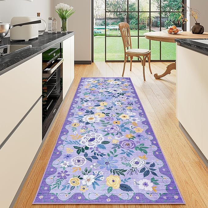 DUKINO Runner Rug, 2.6x8 Kitchen Rug by DUKINO