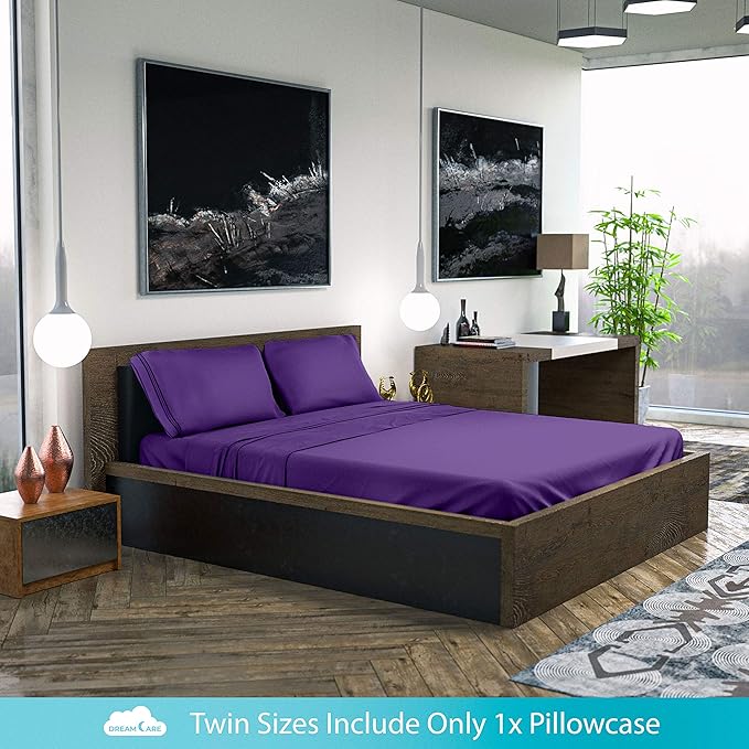 DREAMCARE Twin XL Sheet Sets – 3pcs Cooling Sheets – up to 15” Deep Pocket Twin - Image 7