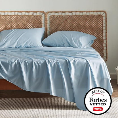 Bedsure California King Sheet Sets, Cooling Sheets, Rayon Derived from Bamboo - Image 8