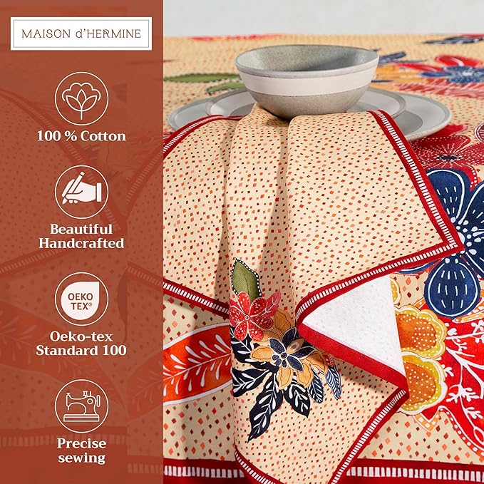 Maison d' Hermine Cloth Napkins Set of 4 100% Cotton - Image 2