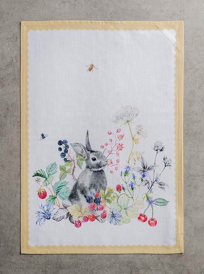 Maison d' Hermine Kitchen Towels Set of 3 100% Cotton 27.50" x 20" Reusable - Image 3