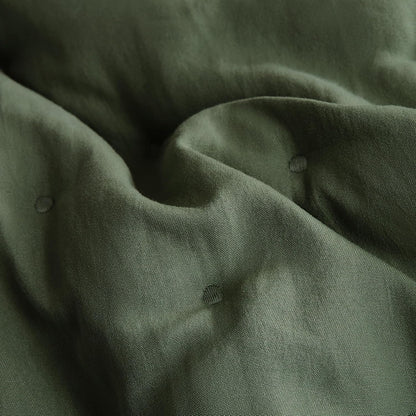 wdcozy olive green california cal king size quilt, view 9