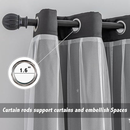 indistar Star Cutout Kids Window Blackout Curtains - Image 4