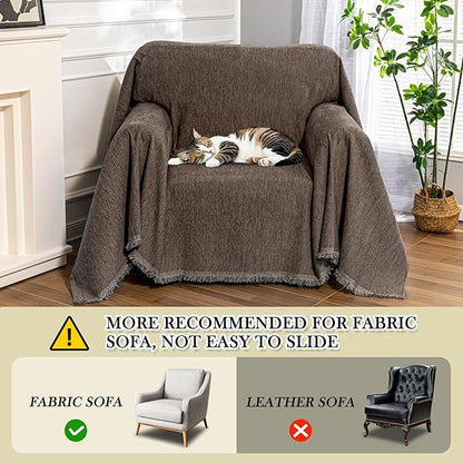 MEETSKY Oversized Chair Cover Small Couch Cover Armchair Sofa Cover - Image 8
