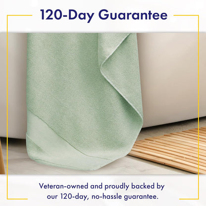 luxury viscose from bamboo bath towels, ultra soft showing dimensions