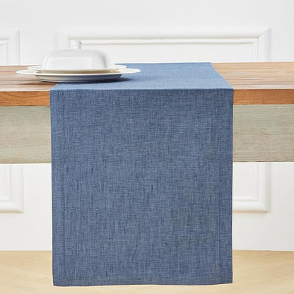 Solino Home Linen Table Runner 132 Inches Long - Image 2