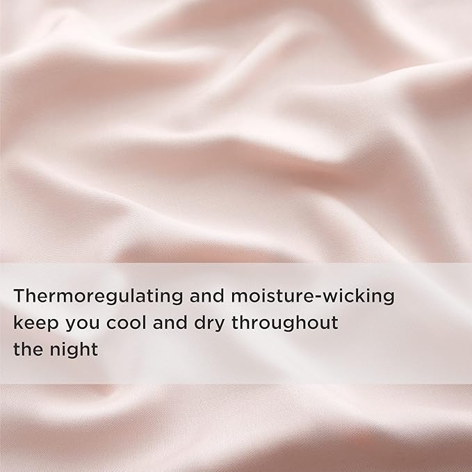 Bedsure Cooling Sheets Twin XL, Rayon Derived from Bamboo, Breathable & Soft - Image 2