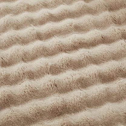 Faux Fur Throw Blanket for Couch Cozy Fuzzy Soft Plush Thick Fluffy Fleece - Image 2