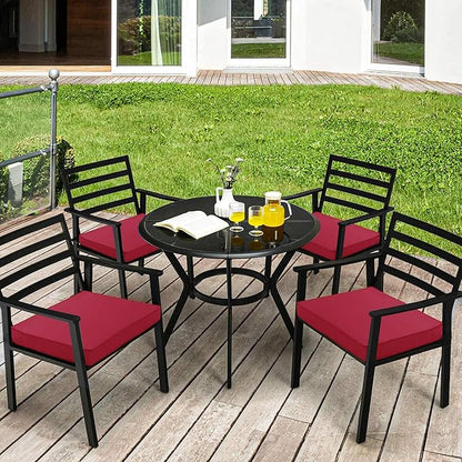 Outdoor Chair Cushions 16 x 17 Inch, Waterproof Patio Chair Cushions - Image 6