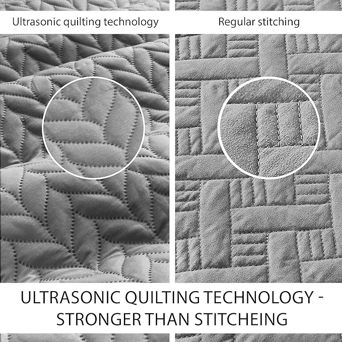IR Imperial Rooms Queen Quilt Bedding Set Size + 2 Pillow Shams - Image 4