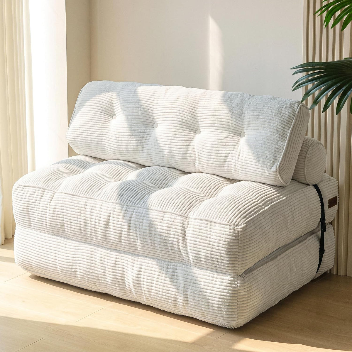 maxyoyo folding sofa bed, convertible chair bed with, main product view