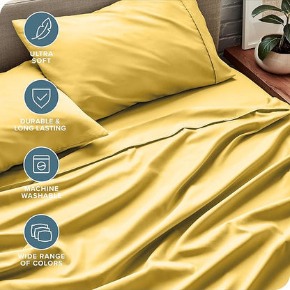 Bare Home Split Head Flex King Sheet Set - Image 5