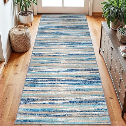 Modern Abstract Runner Rug 2.6x8 by lansny