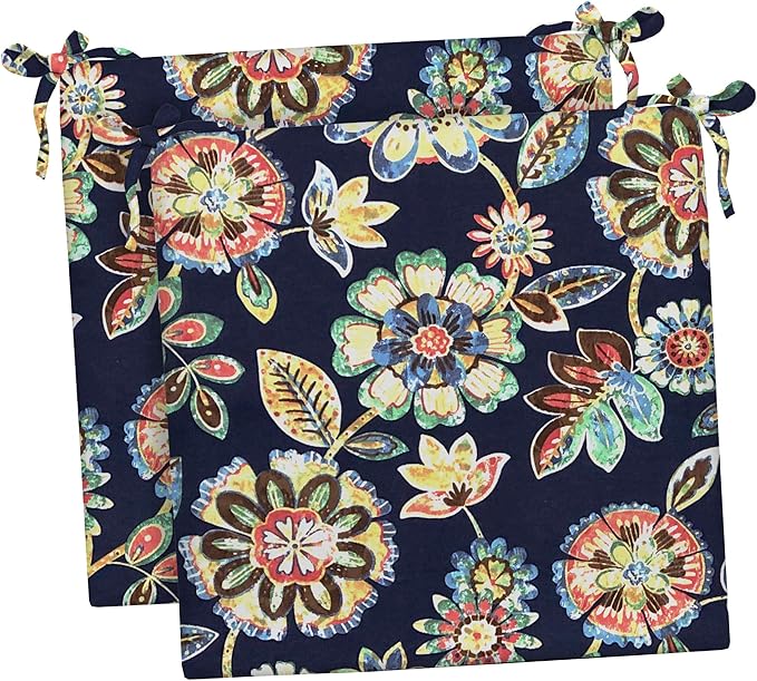 RSH DECOR: Outdoor Foam Seat Cushions Set of 2 | 17" x 17" x 2" | All-Weather by RSHDECOR