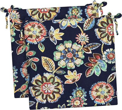 RSH DECOR: Outdoor Foam Seat Cushions Set of 2 | 17" x 17" x 2" | All-Weather by RSHDECOR
