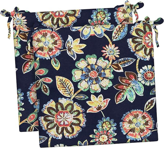 RSH DECOR: Outdoor Foam Seat Cushions Set of 2 | 17" x 17" x 2" | All-Weather by RSHDECOR