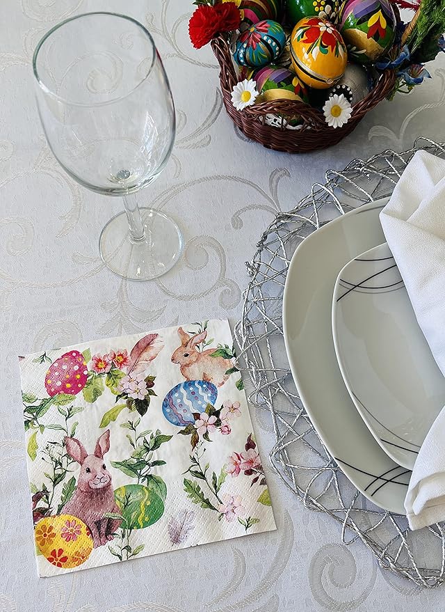 AM Decor Easter Luncheon Paper Napkins 20-Count Dinner Paper Napkins - Image 2