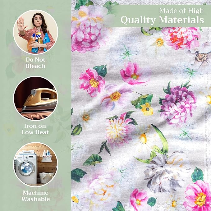 Maison d' Hermine Cloth Napkins Set of 4 100% Cotton Everyday Reusable Square - Image 3