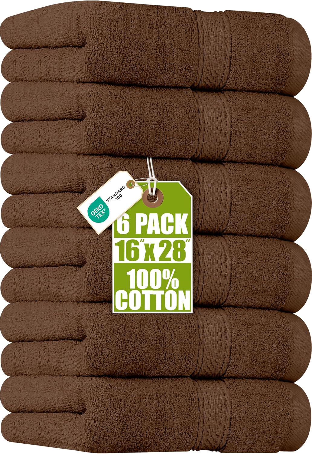 utopia towels 6 pack premium hand towels 16x28 shown in use