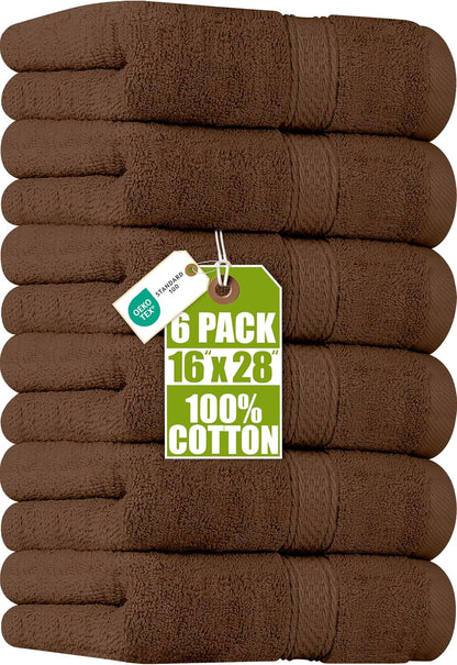 utopia towels 6 pack premium hand towels 16x28 shown in use