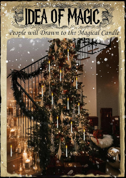 Halloween Decoration Floating Candle with Wand Magic LED Flickering-20PCs