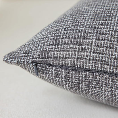 Kevin Textile Set of 2 Lumbar Throw Pillow Covers, Linen Soft Couch Cushion Case - Image 2