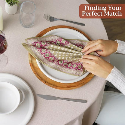Maison d' Hermine Cloth Napkins Set of 4 100% Cotton Soft & Durable Everyday - Image 5