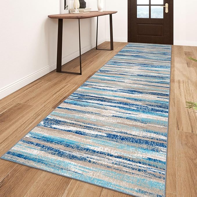 Modern Abstract Runner Rug 3x10 by lansny